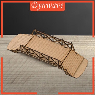 [Dynwave] ชุดตัวต่อจิ๊กซอว์ไม้ สะพานไม้ สเกล 1/72 แฮนด์เมด DIY สําหรับเด็ก ผู้ใหญ่