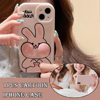 Cartoon Bunny Phone Case Protective Case for iPhone 12/13/14/Pro/Plus/ProMax