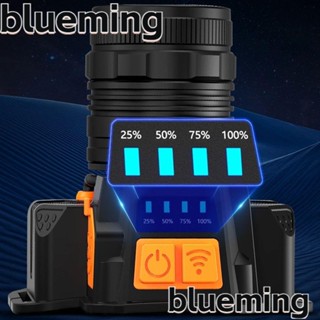 Blueming2 ไฟฉายคาดศีรษะ LED เซนเซอร์ แบบชาร์จไฟ สําหรับตั้งแคมป์ เดินป่า ล่าสัตว์