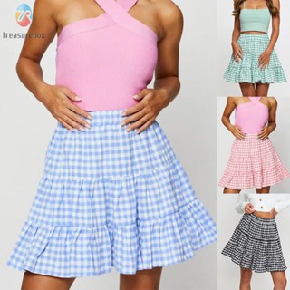 【TRSBX】Skirts Skirt Summer Swing A Line Beach Breathable Clubwear Evening Party