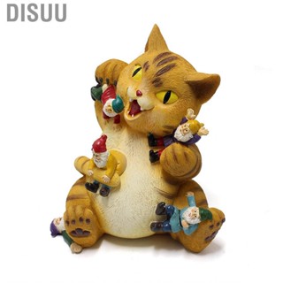 Disuu Resin Cartoon  Figurine Ornament Details Texture Bright Colors Statue Sculpture for Garden Home Decoration