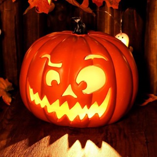 Halloween_ โคมไฟฟักทองฮาโลวีน รูปฟักทองเรืองแสง สําหรับตกแต่งบ้าน ปาร์ตี้