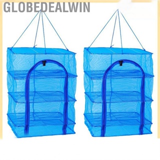 Globedealwin Drying Fish Net Rack Folding Mesh for Vegetables Fruit Herb