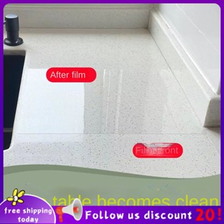 Protective film for wall surface protective sticker for kitchen table top marble stove transparent waterproof oil-resistant  high-temperature resistant quartz stone stove