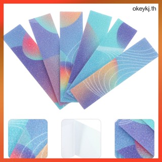 Okeykj สติกเกอร์ พิมพ์ลาย สีสันสดใส สําหรับติดตกแต่งประสาทสัมผัส 24 ชิ้น