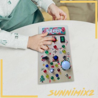 [Sunnimix2] บอร์ดสวิตช์ไฟ LED ของขวัญวันเกิดคริสต์มาส สําหรับเด็กผู้ชาย และเด็กผู้หญิง