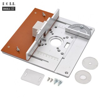 ⭐NEW ⭐Aluminium Router Table Insert Plate Wood Milling Flip Board with Miter Gauge