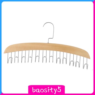 [Baosity5] ไม้แขวนผ้าขนหนู ผ้าคลุมไหล่ พร้อมตะขอ 12 ตะขอ สําหรับแขวนกระเป๋า หมวก เนคไทน์