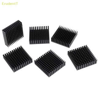 [ErudentT] บล็อกฮีทซิงค์อลูมิเนียม สีดํา 40x40x11 มม. 2 ชิ้น