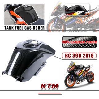 ฝาครอบถังแก๊ส คาร์บอนไฟเบอร์ 100% สําหรับรถจักรยานยนต์ KTM RC390 2018 2019 20220 2021 2022