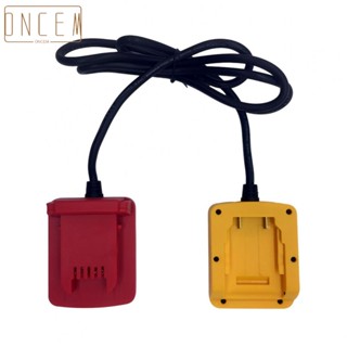 【ONCEMOREAGAIN】Lightweight Battery Extension Cord for Mw18V Lithium Tool Converts DW20V Battery