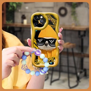 texture Girl bracelet Phone Case For iphone11 Pro Wave border youth luxurious romantic Anti-knock skeleton