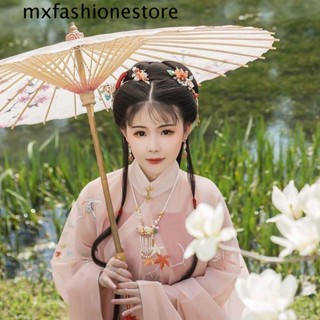 Mxfashione กิ๊บติดผม ประดับลูกปัด ไข่มุก จี้รูปตัว U สไตล์จีนโบราณ คลาสสิก สวยหรู