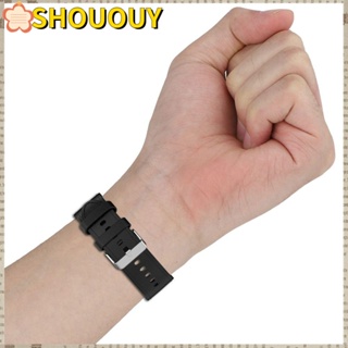 Shououy สายนาฬิกาข้อมือซิลิโคน ซิลิกาเจล 20 มม. สีเงิน หลากสี สําหรับ Watch6 6 classic 5 5 4 4 classic 3 41 มม.