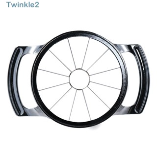 Twinkle เครื่องมือหั่นสไลด์ผลไม้ สเตนเลส แบบหนา 12 ใบมีด 4 นิ้ว ทนทาน