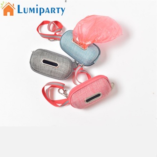 Lumiparty กระเป๋าเก็บอึสัตว์เลี้ยง แบบพกพา สะดวก พร้อมเชือก