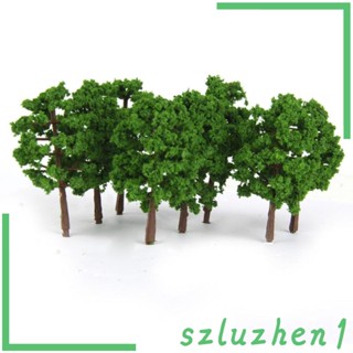 [Szluzhen1] โมเดลต้นไม้ สเกล 1:150 N สําหรับตกแต่งภูมิทัศน์ ทางรถไฟ 20 ชิ้น