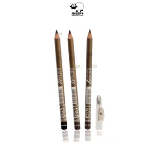 [ร้านน้องแกะ🐑]แท้/ส่งไว🩷 Ashley Waterproof Eyebrow Pencil ดินสอเขียนคิ้ว แบบมีกบเหลาในตัว (AP052)