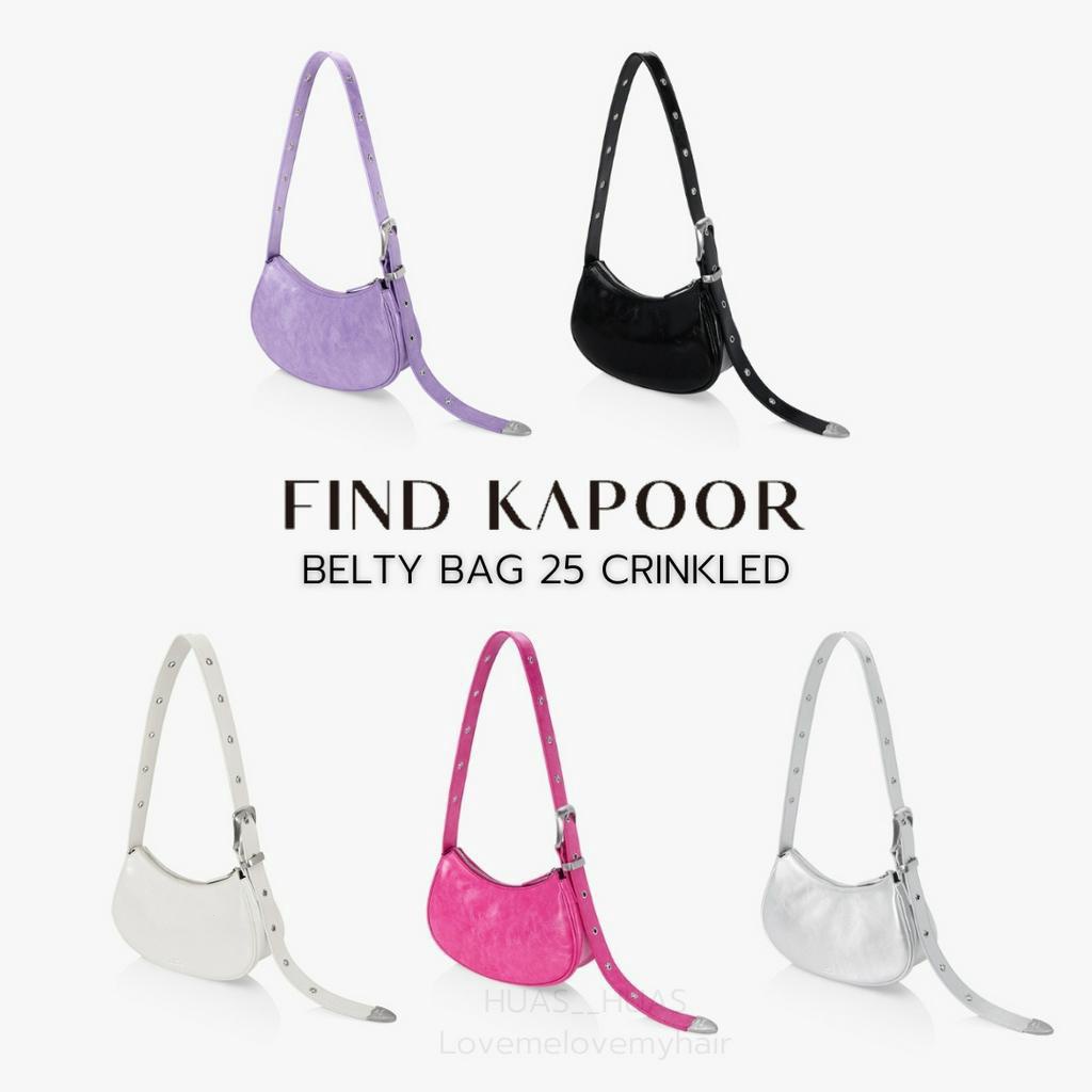 [Find Kapoor] กระเป๋าสะพายไหล่ ผ้ายีน สีชมพู สไตล์เกาหลี สําหรับผู้หญิง