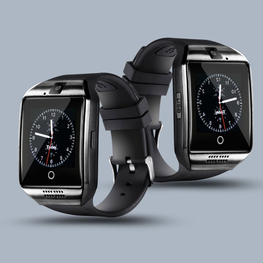 นาฬิกาข้อมือสมาร์ทวอทช์ Q18 หน้าจอสัมผัส แบตเตอรี่ขนาดใหญ่ รองรับซิมการ์ด TF กล้อง สําหรับโทรศัพท์ Android