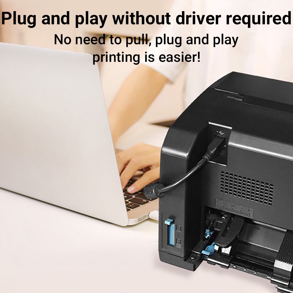 เดลิเวอรี่ในประเทศไทย สายปริ้นเตอร์ USB 2.0 Hi-Speed Printer Scanner สายเครื่องพิมพ์ทองแดงเต็มรูปแบบ