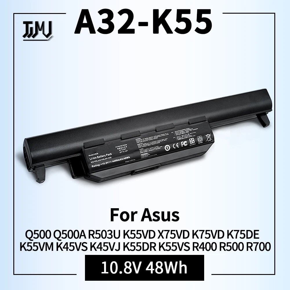 A32-K55 for Asus Q500 Q500A R503U R503A R503C K55VD X75VD K75VM K75VD K75DE K55N K55VM K45VS K45VJ K