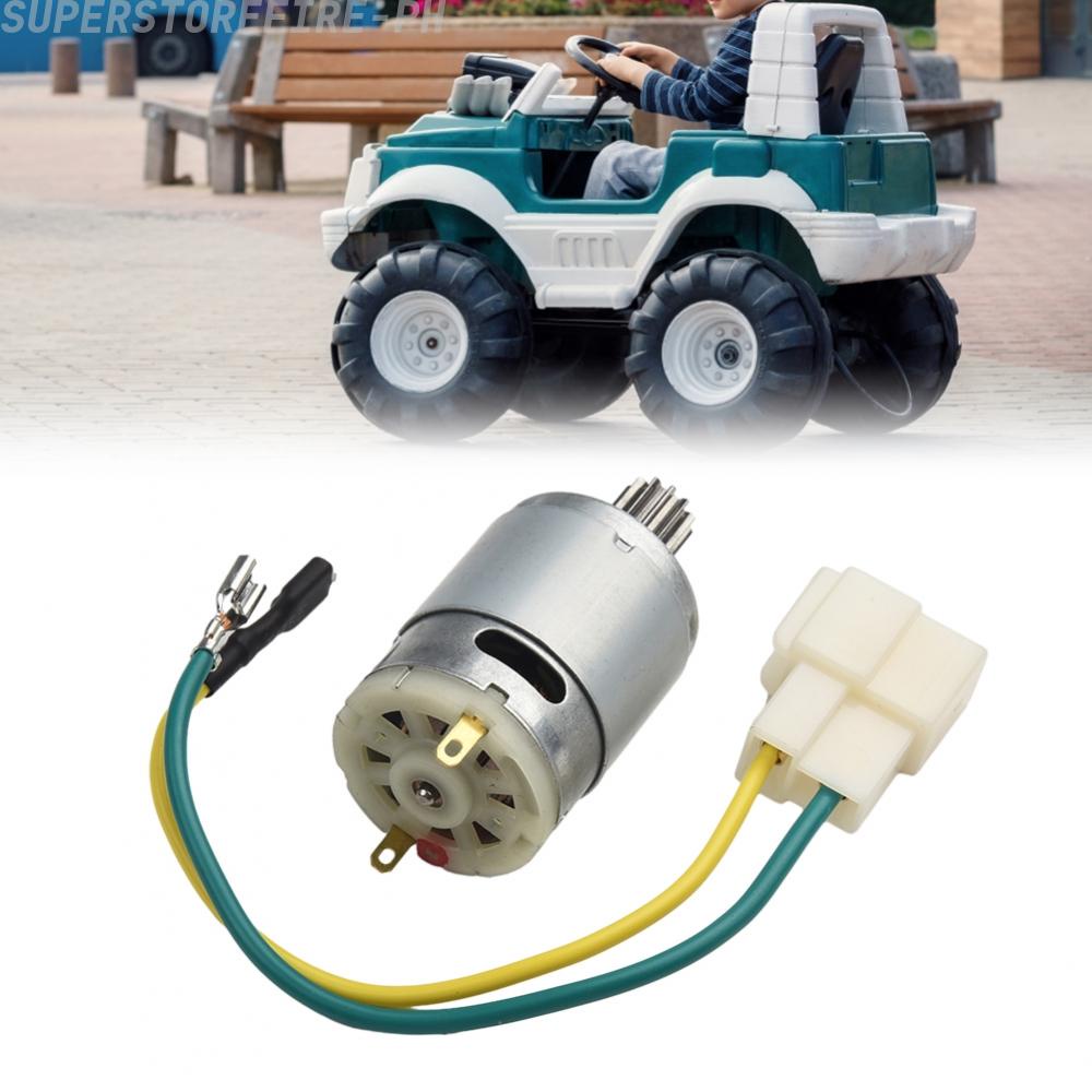 พรีเมี่ยม RS550 RS390 RS380 มอเตอร์สําหรับรถยนต์ไฟฟ้าเด็ก 12V 6V DL555 24V 10 ฟัน