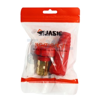 ข้อต่อเกลียว - ติดสาย (200-500A)-แดง