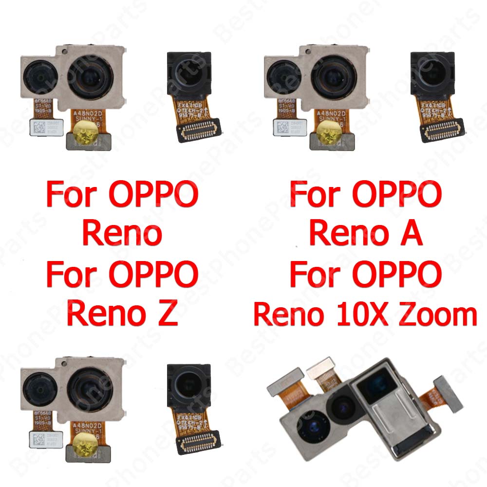 อะไหล่โมดูลกล้องเซลฟี่ ด้านหน้า และด้านหลัง สําหรับ OPPO Reno A Z 10X Zoom