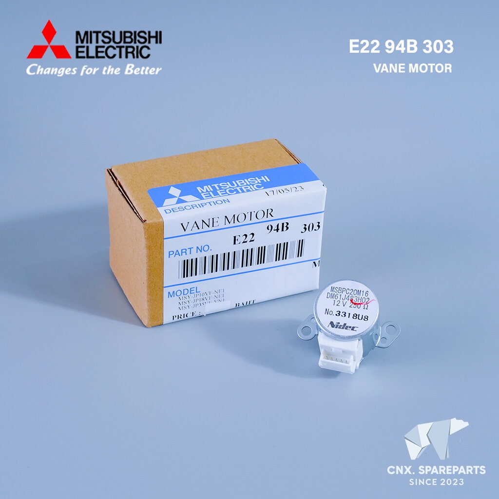 E2294B303 (DM61J483H02) มอเตอร์สวิงแอร์ Mitsubishi Electric มอเตอร์สวิงแอร์ มิตซูบิชิ อะไหล่แอร์ ของ