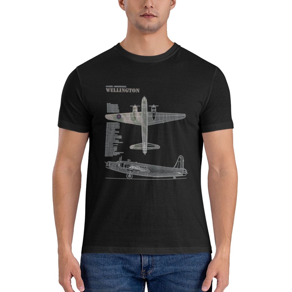 คุณภาพสูง Flyingraphics Aviation Themed Pure Cotton T-Shirt Man