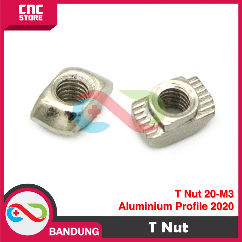 T NUT M3TEE NUT T HAMMER NUT 20-M3 DROP IN ALUMINIUM PROFILE 2020