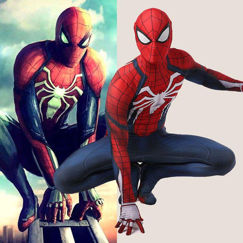 Ps4 ชุดคอสเพลย์ Spider-man 3D สําหรับเด็ก ผู้ใหญ่ 100-190 ซม.