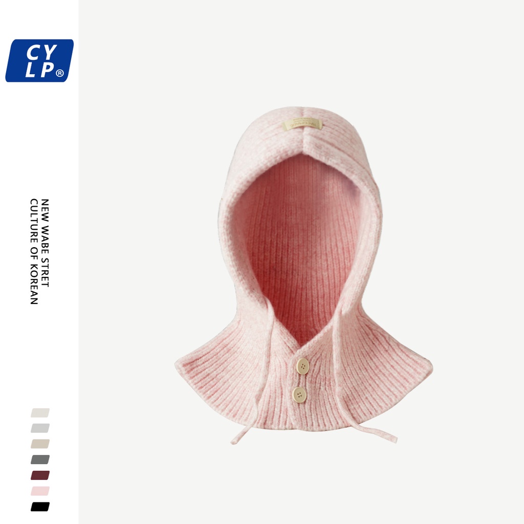 หมวก ผ้าวูลถัก ป้องกันหู ให้ความอบอุ่น แฟชั่นฤดูหนาว สไตล์เกาหลี สําหรับผู้หญิง - รูปที่ 3