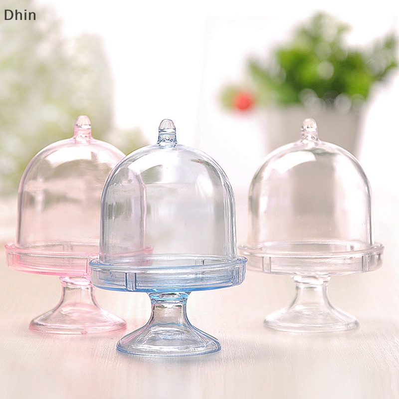 [Dhin] กล่องพลาสติกใส สําหรับใส่ขนมหวาน ลูกอม งานแต่งงาน DIY COD