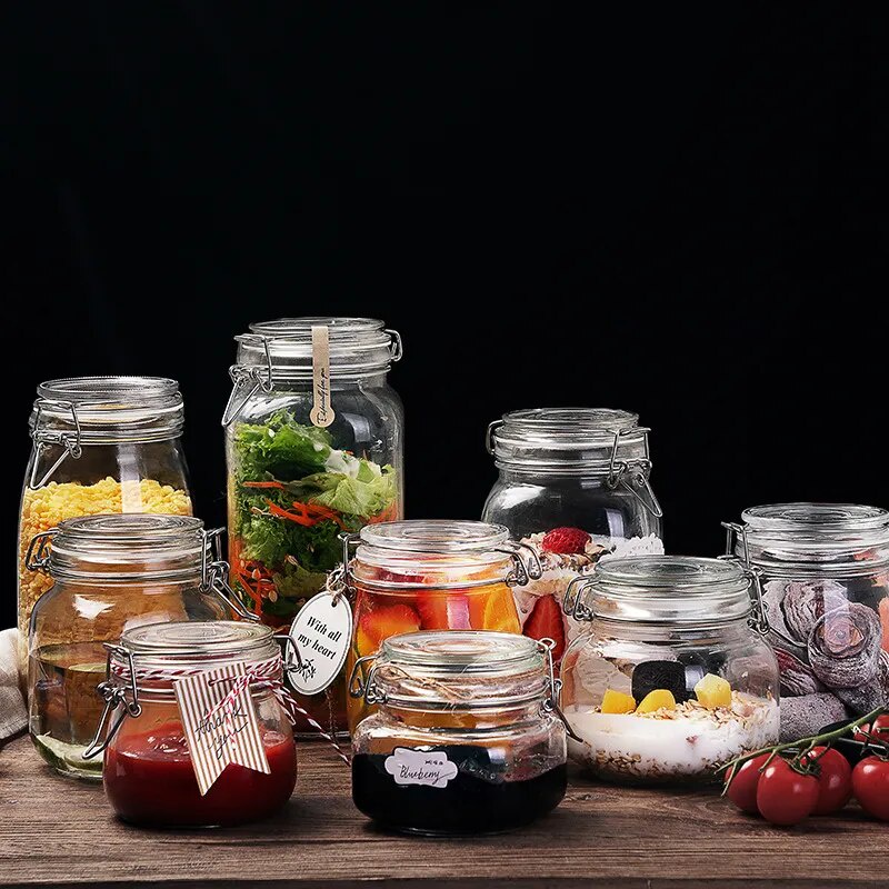 Sealed cans, glass, food bottles, honey, lemon, passion fruit, pickles, jars, lids, household small 