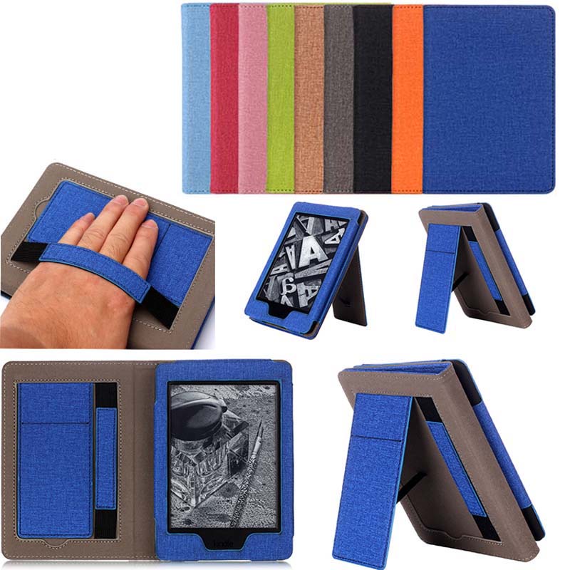 PU หนังสําหรับ Kindle Paperwhite 2021 11th Gen M2L3EK 2018 10th PQ94WIF 2015 6th 7th EY21 DP75SDI ฝา