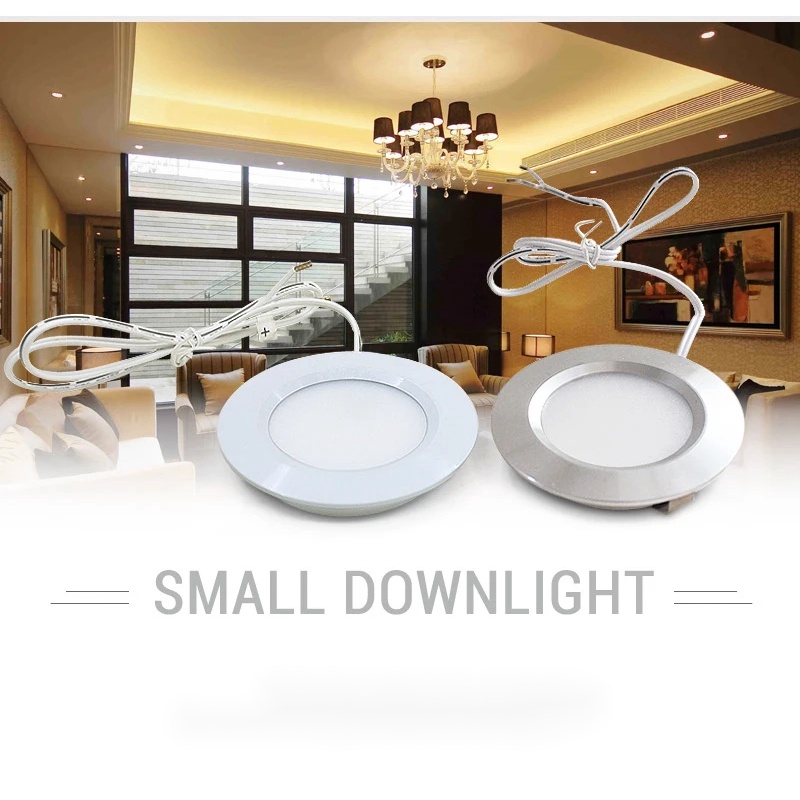 ไฟดาวน์ไลท์ LED 12V บางเฉียบ 3W 5W 7W ฝังสปอตไลท์ ขนาดเล็ก สําหรับติดเพดาน ห้องครัว ห้องน้ํา ไฟหน้ากระจกในตัว Spotligh
