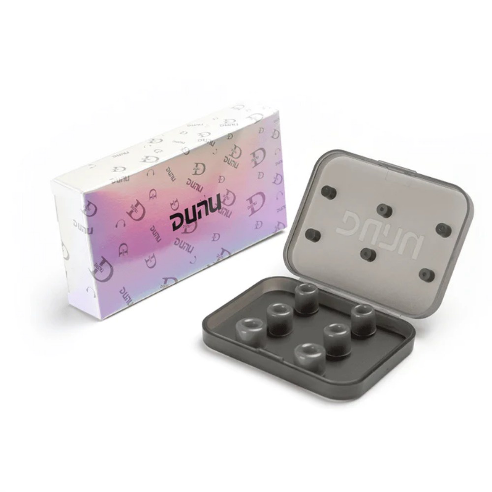 Dunu S&S (Stage & Studio) เคสหูฟังซิลิโคน 4.0 มม.-6 มม. สําหรับ Dunu Kima Titan S Eartips S M L XL(3Paris)