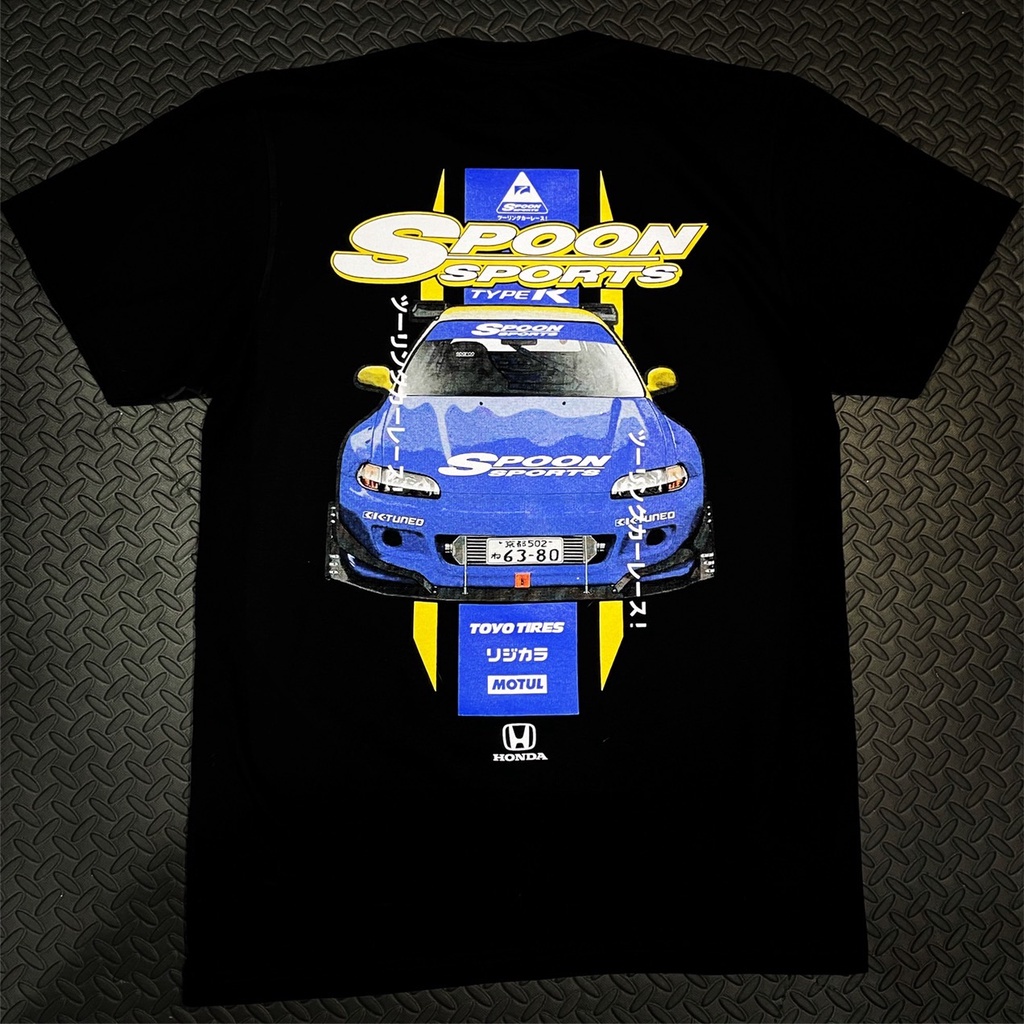 เสื้อยืดลาย SPOON Sports สุดคูล... Made in Thailand คุณภาพเยี่ยม! ผ้าฝ้ายแท้