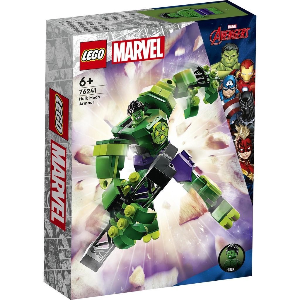 Toys LEGO Super Heroes Marvel 76241 Hulk Mech Armour V29 ( 138 pieces )