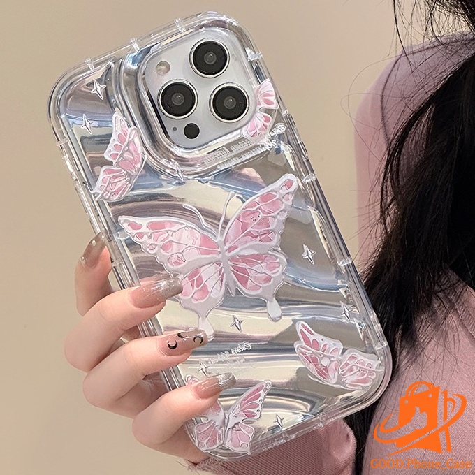 เลเซอร์ใสเคสโทรศัพท์ใช้งานร่วมกับ iPhone 11 15 15Pro Max 13 12 14 Pro Max 6 7 8 Plus XR TPU เคสใส iphone ซิลิโคน