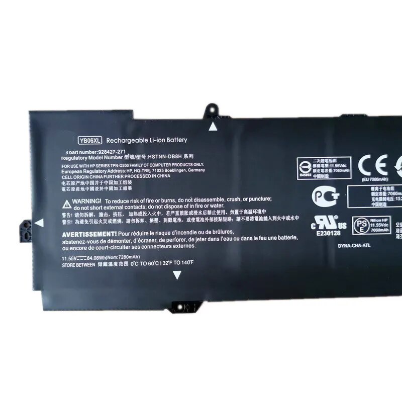 แบตเตอรี่แล็ปท็อป YB06XL YBO6XL  HP Spectre X360 15-CH 15-CH002TX 15-CH013TX 2018 Series HSTNN-DB8H 
