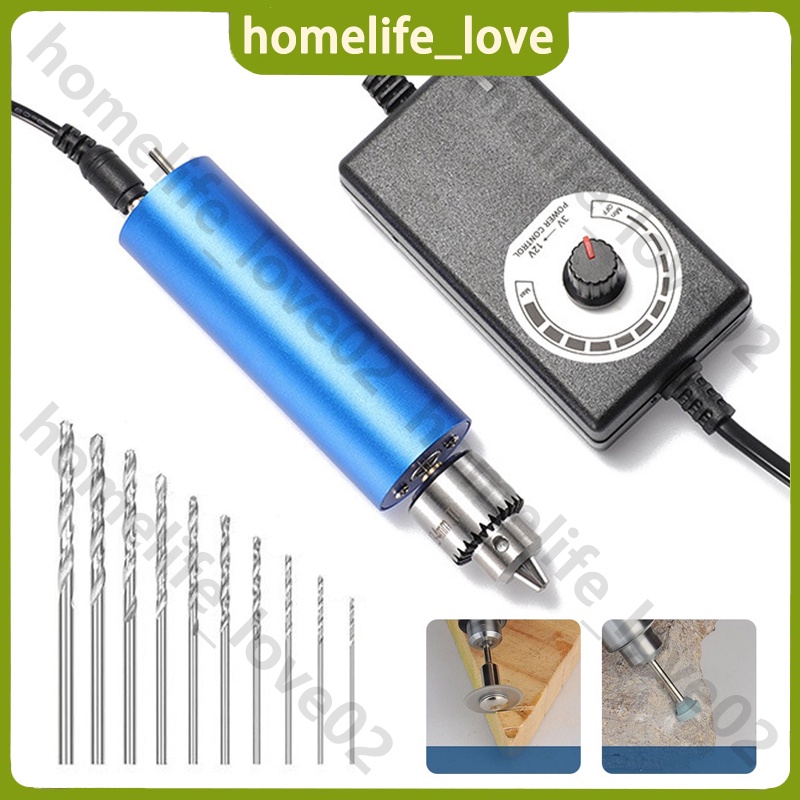 【จัดส่งทันที】13000RPM ไฟฟ้าสว่านปากกา Mini USB สว่านมือ12V-24V DIY 385มอเตอร์บอลแบริ่ง JT0เจาะ Chuck ขนาดเล็กสว่านไฟฟ้า