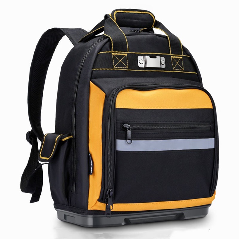 Winhunt Double Shoulder BackpackTool กระเป๋าเครื่องมือเฉพาะช่างไฟฟ้า กระเป๋าเครื่องมือความจุขนาดใหญ่