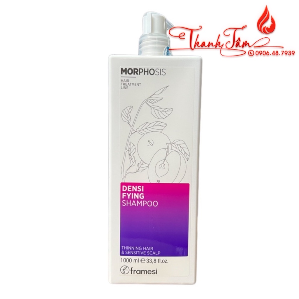 Framesi Morphosis Shampoo For Hair Loss Care And Densifying Shampoo 1000ml ( ใหม ่ 2023 )