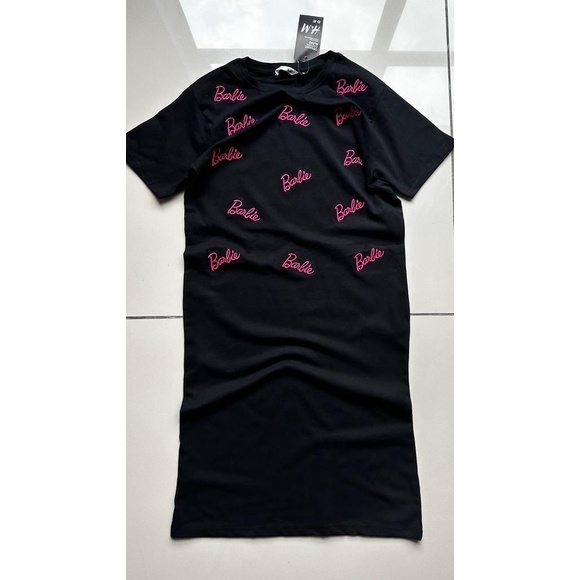 Midi Dress Premium 100% Cotton 2Y-10Y Sulam Barbie Blacky