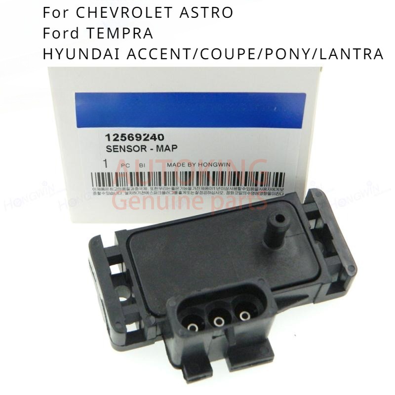 12569240 เซนเซอร์วัดความดันท่อร่วมไอดี สําหรับ CHEVROLET ASTRO Ford TEMPRA HYUNDAI ACCENT COUPE PONY LANTRA 16137039 16017460 12247561