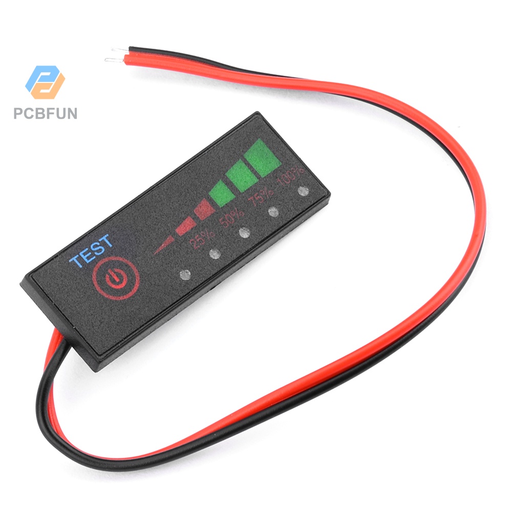 Pcbfun แบตเตอรี่ลิเธียมไอออนแสดงระดับ 1s 3.7v 3s 11.1v 7s 29.4v