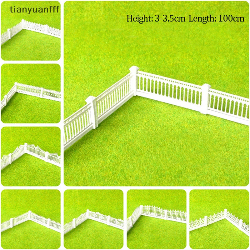 Tianyuanfff โมเดลรั้วทรายจิ๋ว สเกล 1/100 1 เมตร สําหรับตกแต่งสวน